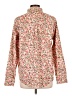 L.L.Bean 100% Cotton Floral Pink Long Sleeve Button-Down Shirt Size L - photo 2