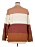 Pinque Color Block Brown Pullover Sweater Size XL - photo 2
