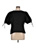 J.Crew Collection Black Short Sleeve Blouse Size L - photo 1