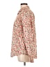 L.L.Bean 100% Cotton Floral Pink Long Sleeve Button-Down Shirt Size L - photo 5
