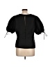 J.Crew Collection Black Short Sleeve Blouse Size L - photo 2