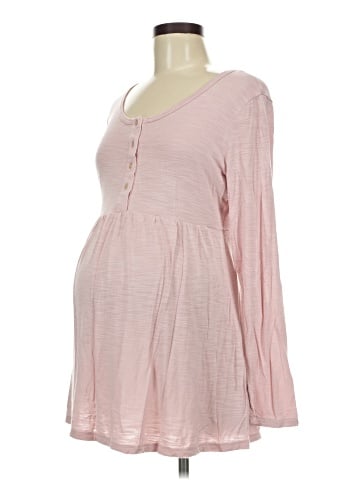Old Navy - Maternity Long Sleeve Henley (view 1)