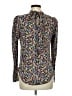 Veronica Beard Floral Blue Long Sleeve Blouse Size 8 - photo 2