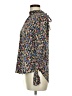 Veronica Beard Floral Blue Long Sleeve Blouse Size 8 - photo 5