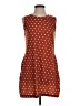 Anrabess Polka Dots Brown Casual Dress Size S - photo 1