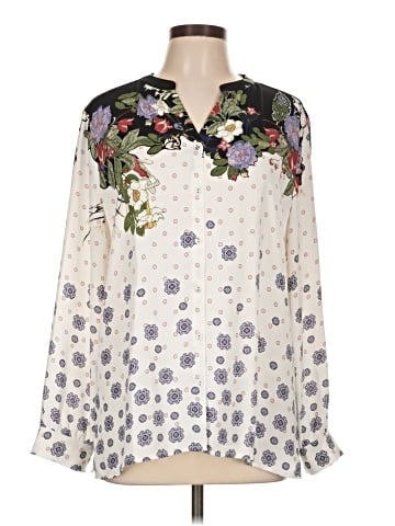 Chico's Long Sleeve Blouse (view 1)