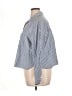 Old Navy 100% Cotton Stripes Blue Long Sleeve Button-Down Shirt Size XXL - photo 5