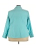 Lane Bryant Teal 3/4 Sleeve Blouse Size 22 - 24 Plus - photo 2