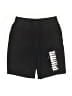 Puma 100% Cotton Graphic Black Athletic Shorts Size M (kids) - photo 1