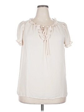 Max Studio Short Sleeve Blouse (view 1)