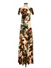 Lascana Tropical Brown Tan Casual Dress Size 4 - photo 1