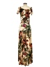 Lascana Tropical Brown Tan Casual Dress Size 4 - photo 2
