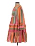 Devotion Twins 100% Cotton Stripes Multi Color Orange Casual Dress Size XS - photo 5