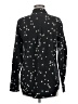 Equipment 100% Silk Stars Black Blouse Size M - photo 2