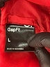 Gap Fit 100% Polyester Color Block Red Zip Up Hoodie Size L - photo 3