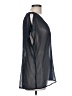 Xhilaration 100% Polyester Black Short Sleeve Blouse Size L - photo 4