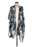 Avenue 100% Polyester Blue Kimono One size - photo 1