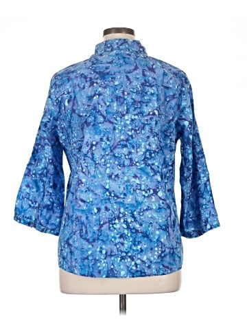 Serengeti 3/4 Sleeve Button-Down Shirt (view 2)