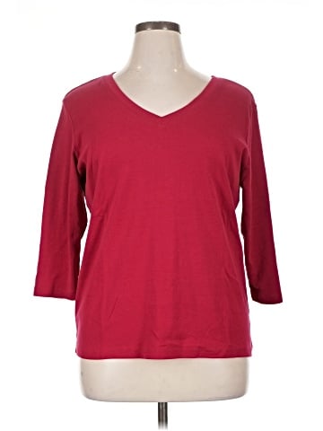 St. John's Bay 3/4 Sleeve T-Shirt (view 1)