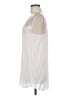 HEATHER 100% Silk White T-Shirt Size M (estimated) - photo 5