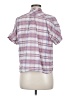 J.Crew Plaid Pink Short Sleeve Button-Down Shirt Size 8 - photo 2