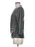 Soft Surroundings Metallic Silver 3/4 Sleeve Top Size M - photo 5