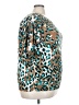 Elementz Animal Print Teal Short Sleeve T-Shirt Size 2X - photo 4
