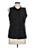 Talbots Black Sleeveless Button-Down Shirt Size 12 - photo 1