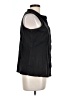 Talbots Black Sleeveless Button-Down Shirt Size 12 - photo 4