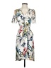 Zara Basic Tropical Ivory Cocktail Dress Size XS - photo 1