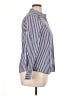 Talbots Stripes Blue Long Sleeve Button-Down Shirt Size 14 Petite - photo 4
