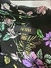 AFRM Floral Black Short Sleeve Blouse Size M - photo 7