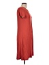 Peruvian Connection Solid Red Casual Dress Size L - photo 4