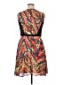 Gibson Latimer 100% Polyester Print Orange Cocktail Dress Size 14 - photo 2