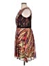 Gibson Latimer 100% Polyester Print Orange Cocktail Dress Size 14 - photo 5