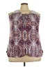 Avenue Purple Sleeveless Blouse Size 22 Plus - photo 1