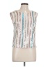 RACHEL Rachel Roy Silver Sleeveless Blouse Size L - photo 1