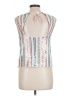 RACHEL Rachel Roy Silver Sleeveless Blouse Size L - photo 2