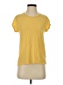 Max Studio Yellow Short Sleeve T-Shirt Size XS - photo 1