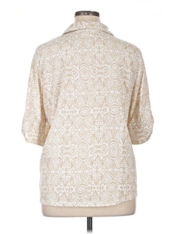 Rebecca Malone 3/4 Sleeve Button-Down Shirt (view 2)