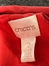 Chico's Red 3/4 Sleeve Button-Down Shirt Size Lg (2) - photo 7