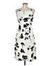 S.L. Fashions 100% Polyester Floral Ivory Cocktail Dress Size 8 - photo 2