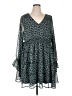 Torrid Teal Casual Dress Size 1X Plus (1) - photo 1
