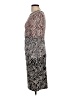 BCBGMAXAZRIA Graphic Multi Color Gray Cocktail Dress Size L - photo 5