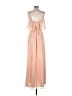 BHLDN 100% Polyester Polka Dots Pink Tan Casual Dress Size S - photo 2