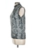 Pamela McCoy Silver Sleeveless Blouse Size L - photo 5