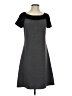 Spense Solid Gray Casual Dress Size 4 - photo 1