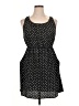 No Boundaries 100% Polyester Polka Dots Black Casual Dress Size XL - photo 1