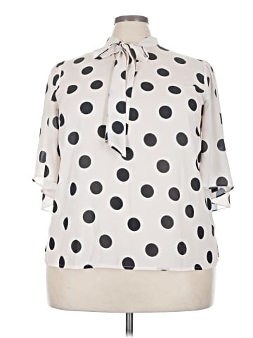 ELOQUII 3/4 Sleeve Blouse (view 1)