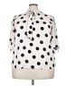 ELOQUII 100% Polyester Polka Dots Ivory 3/4 Sleeve Blouse Size 20 Plus - photo 1